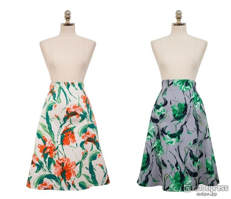 花柄フレアスカート「OGAGE JAPAN」7,980円（税込）