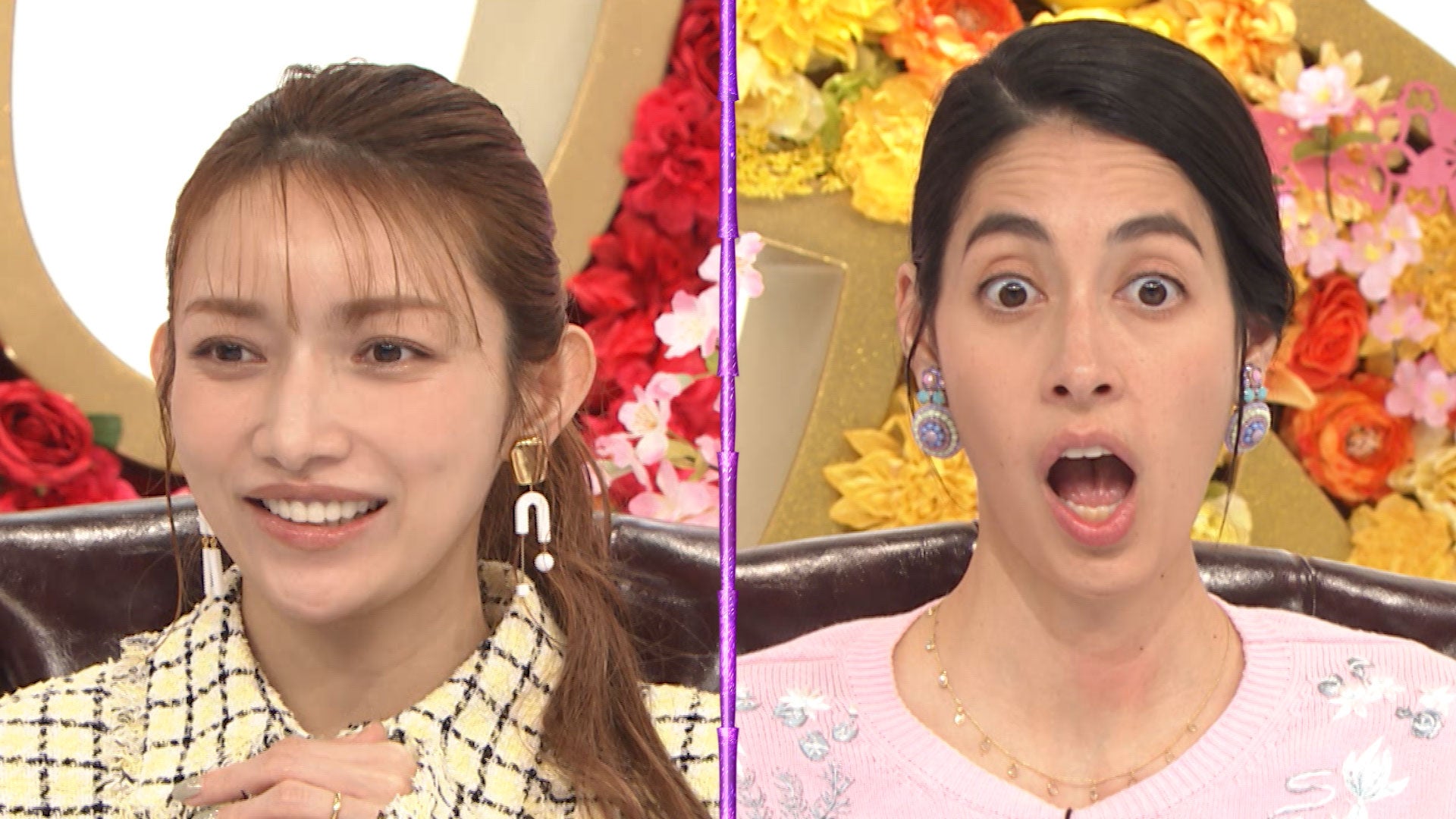 後藤真希、森泉 （C）テレビ朝日