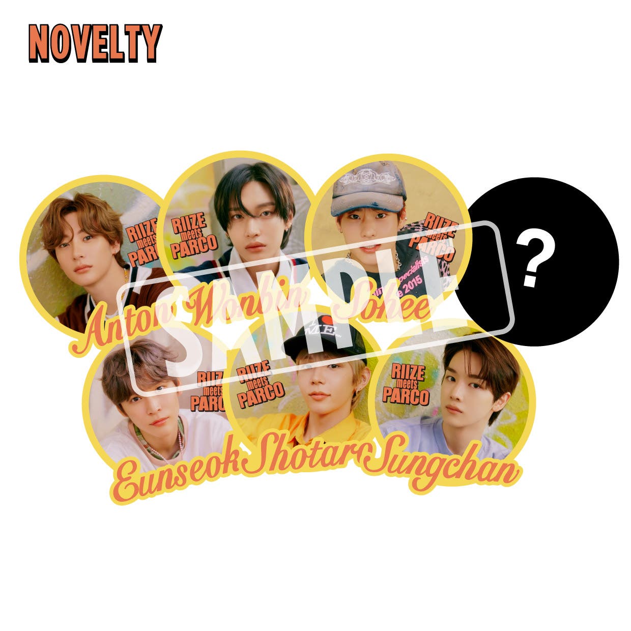 RIIZE オリジナルステッカー(提供素材)