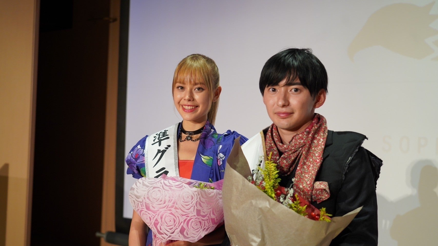 ブリンクマン恵美さん、大塚健人さん（提供写真）