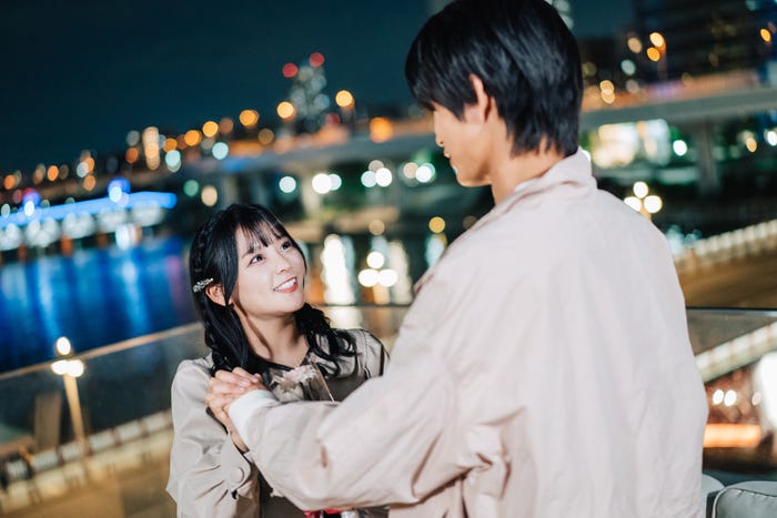 齊藤なぎさ、柊太朗「花束とオオカミちゃんには騙されない」最終話(C)AbemaTV, Inc.
