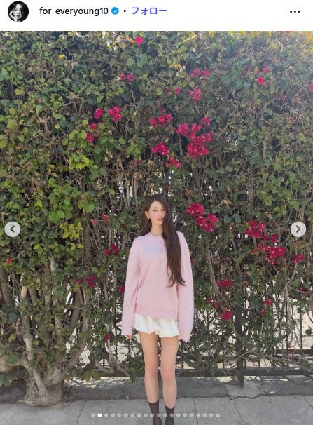 ウォニョンInstagramより