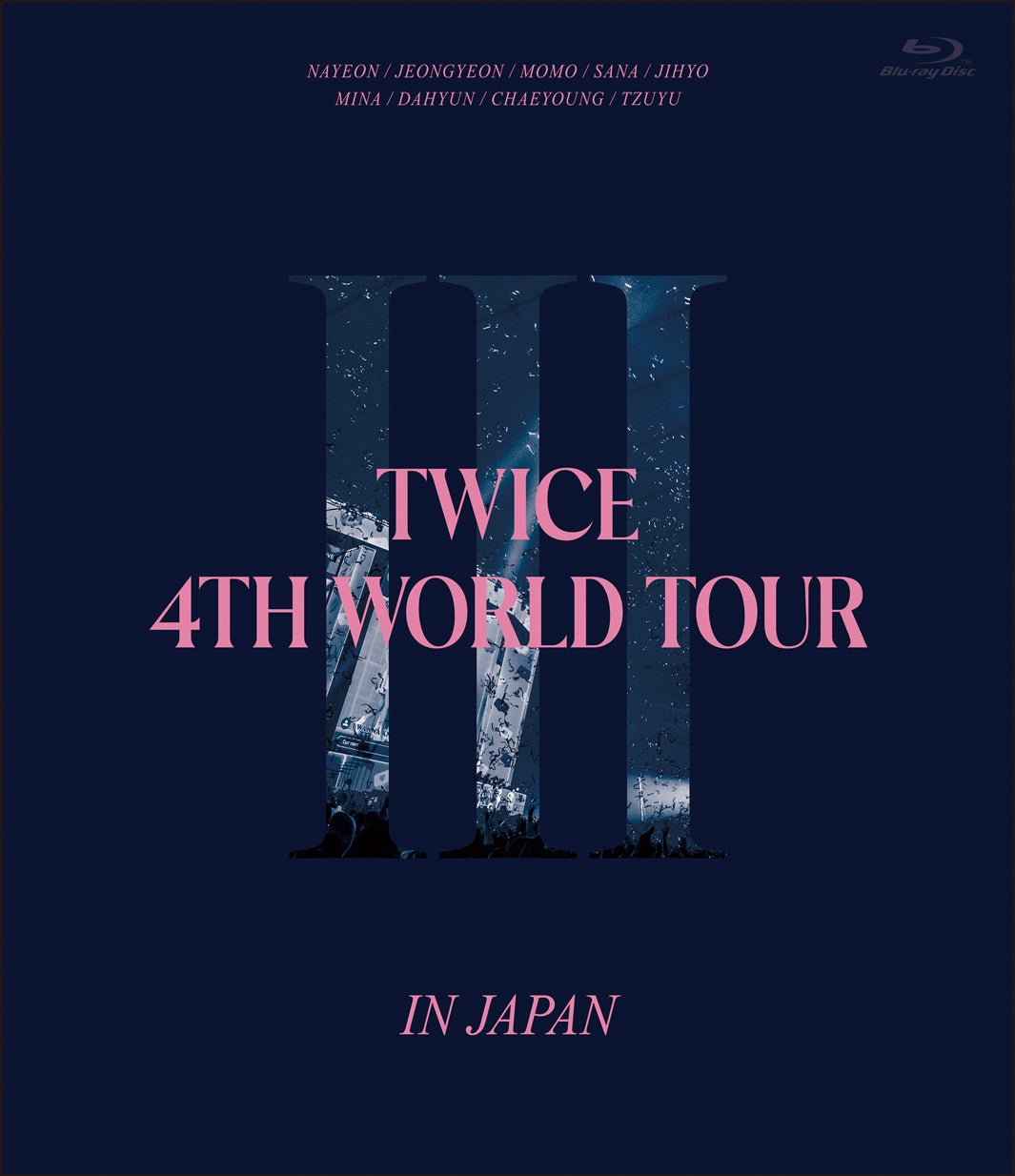 「TWICE 4TH WORLD TOUR 'III' IN JAPAN」通常盤Blu-rayジャケット写真（提供写真）