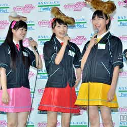 元気に盛り上がるももクロメンバー(左より)有安杏果、佐々木彩夏、百田夏菜子、玉井詩織、高城れに