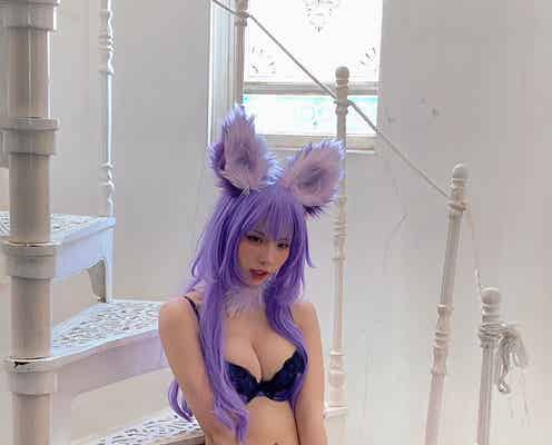 えなこ、セクシーな草食獣に 妄想コスプレで美ボディ披露