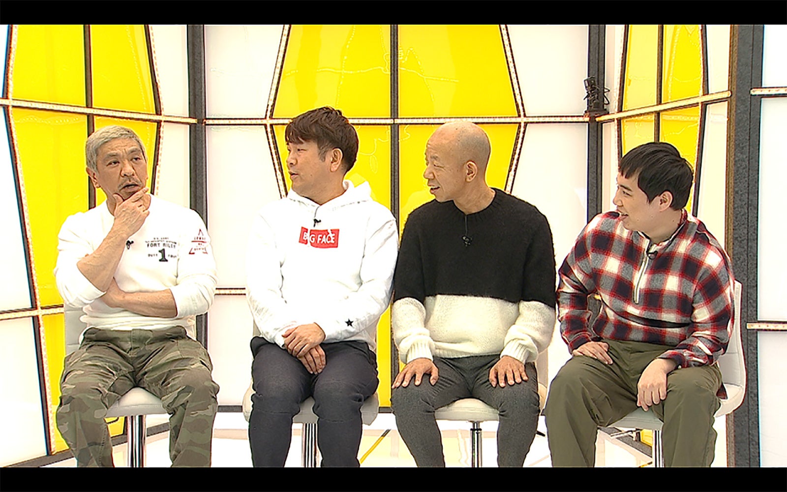 松本人志、藤本敏史、小峠英二、せいや （C）2020 YD Creation