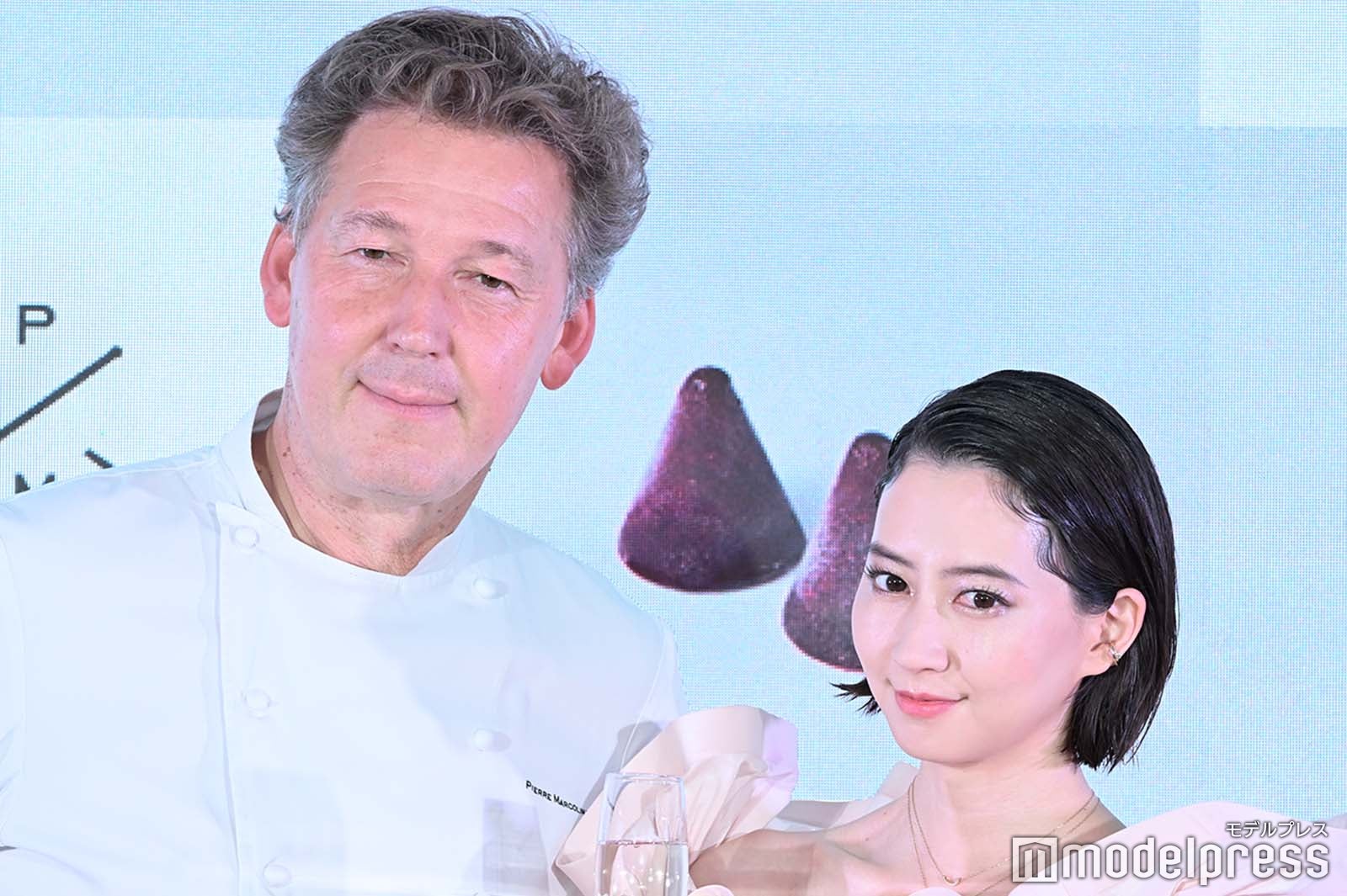 ピエール マルコリーニ氏、河北麻友子 （C）モデルプレス