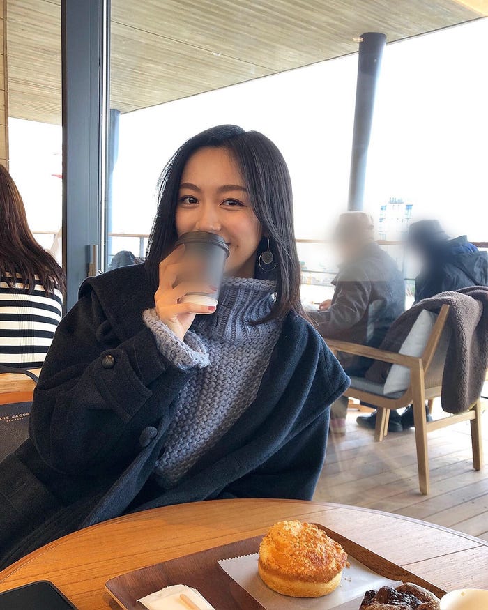 一人でカフェに行くことが多く、休日は必ず行きます(提供写真)