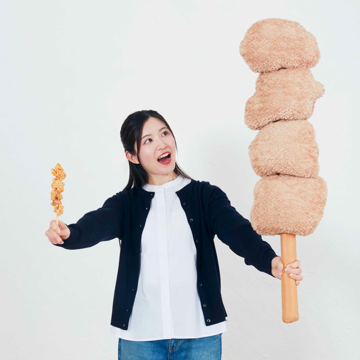 特賞 BIG！ぬいぐるみからあげ棒［全1種］（提供写真）