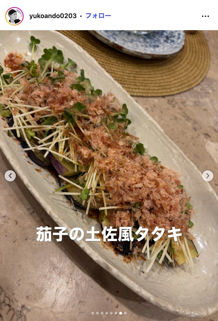 安藤優子Instagramより