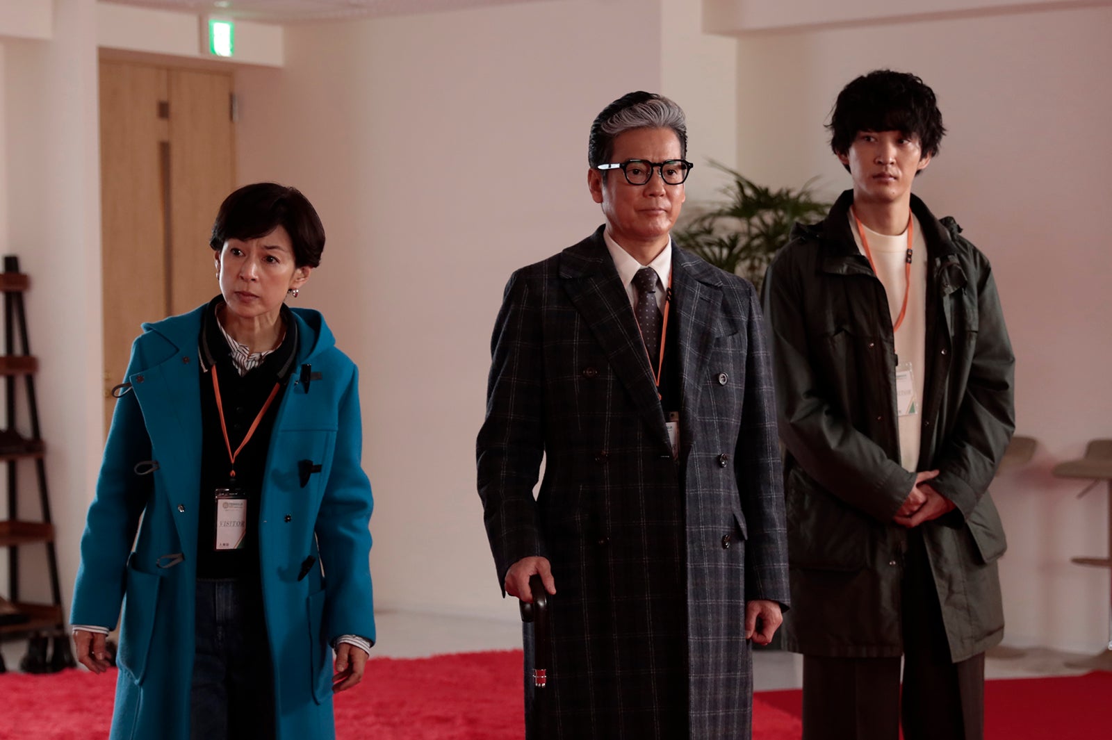 鈴木保奈美、唐沢寿明、上杉柊平「プライベートバンカー」第7話（C）テレビ朝日