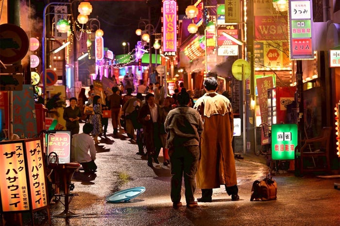 富田望生、菅田将暉「もしもこの世が舞台なら、楽屋はどこにあるのだろう」第1話(C)フジテレビ