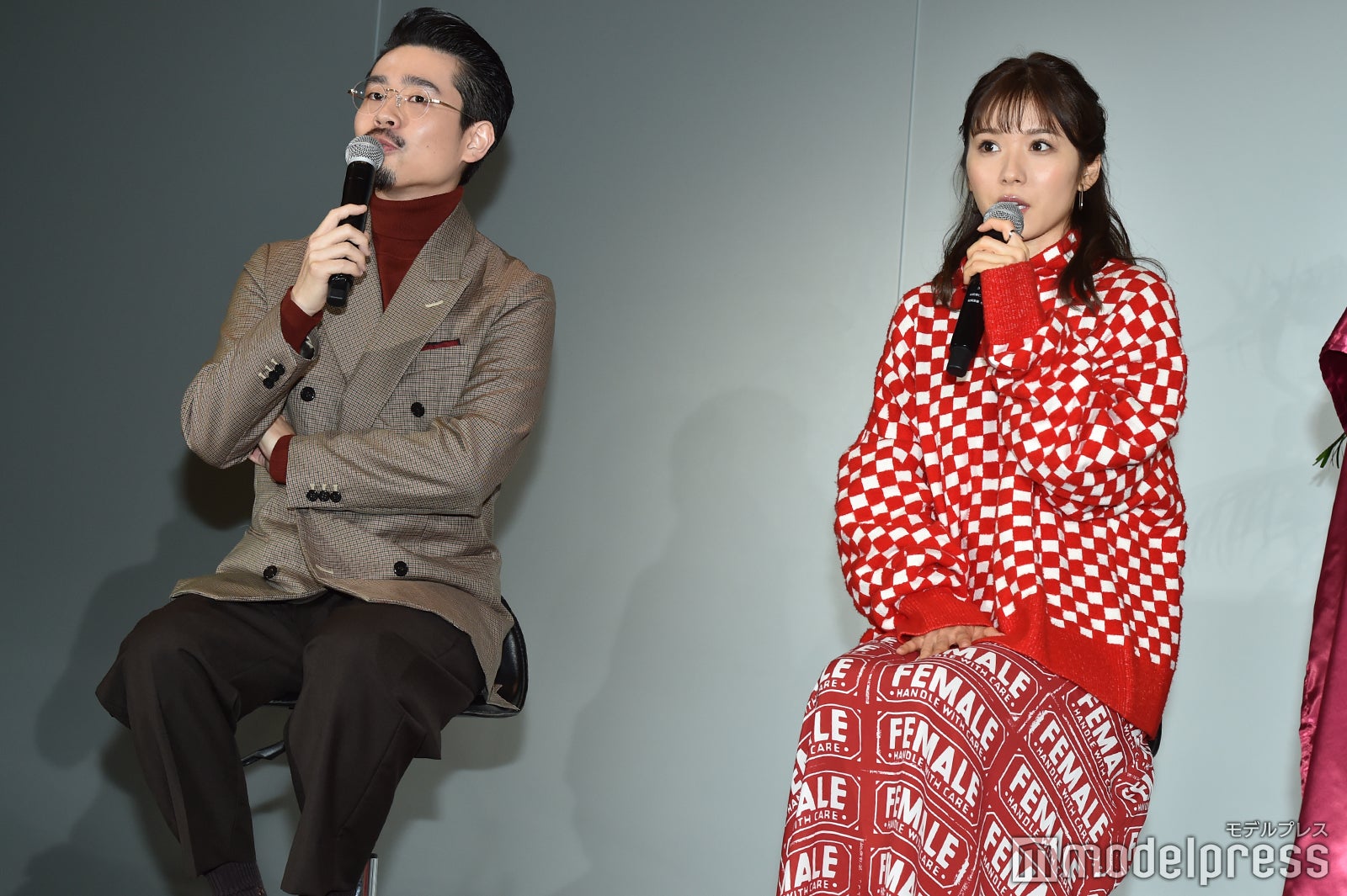 ハマ・オカモト、松岡茉優 （C）モデルプレス