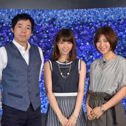 左から：今田耕司、西野七瀬、瀧本美織（C）NTV