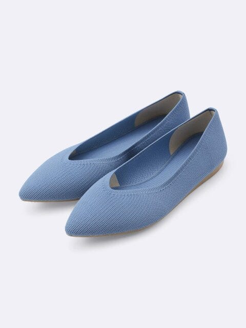 GU ウォッシャブルニットフラットシューズ GUのウォッシャブルニットフラットシューズ