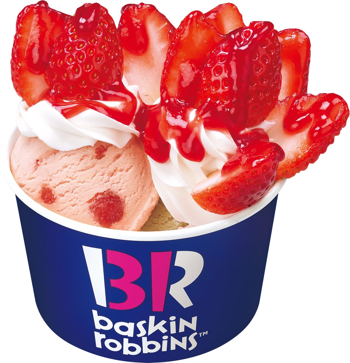 31Clubアプリ限定・スペシャル ストロベリーダブルサンデー ポップスクープ2コ￥870※1月15日（木）～2月15日（日）まで／提供画像