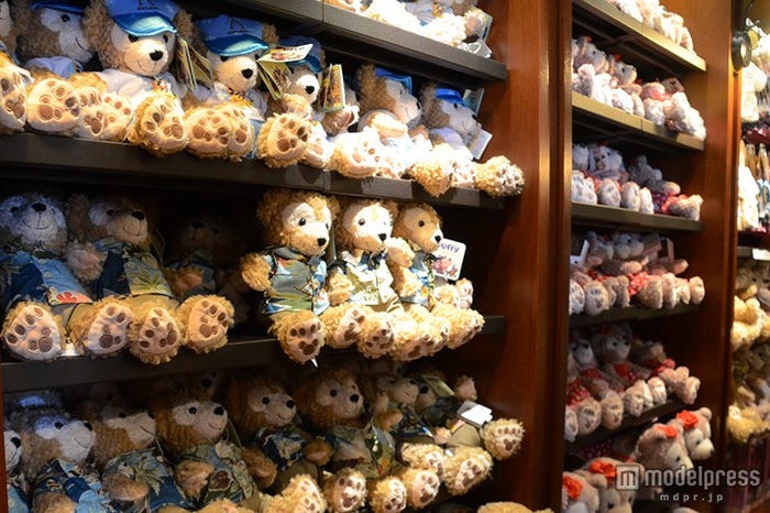 アウラニ限定のダッフィーがずらり