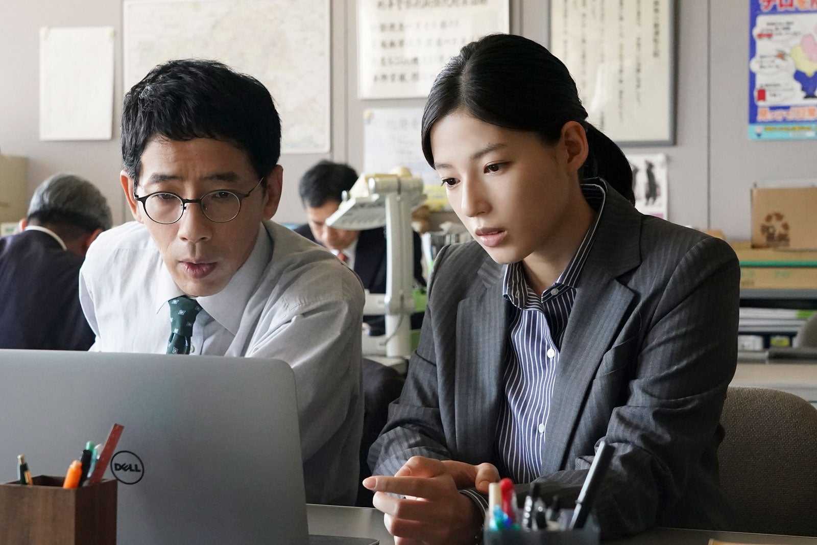 野間口徹、石井杏奈「彼女たちの犯罪」第7話より（C）読売テレビ