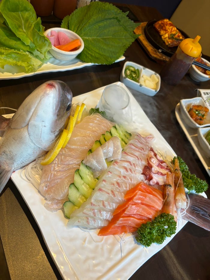 ダイエットになっているお刺身(提供画像)