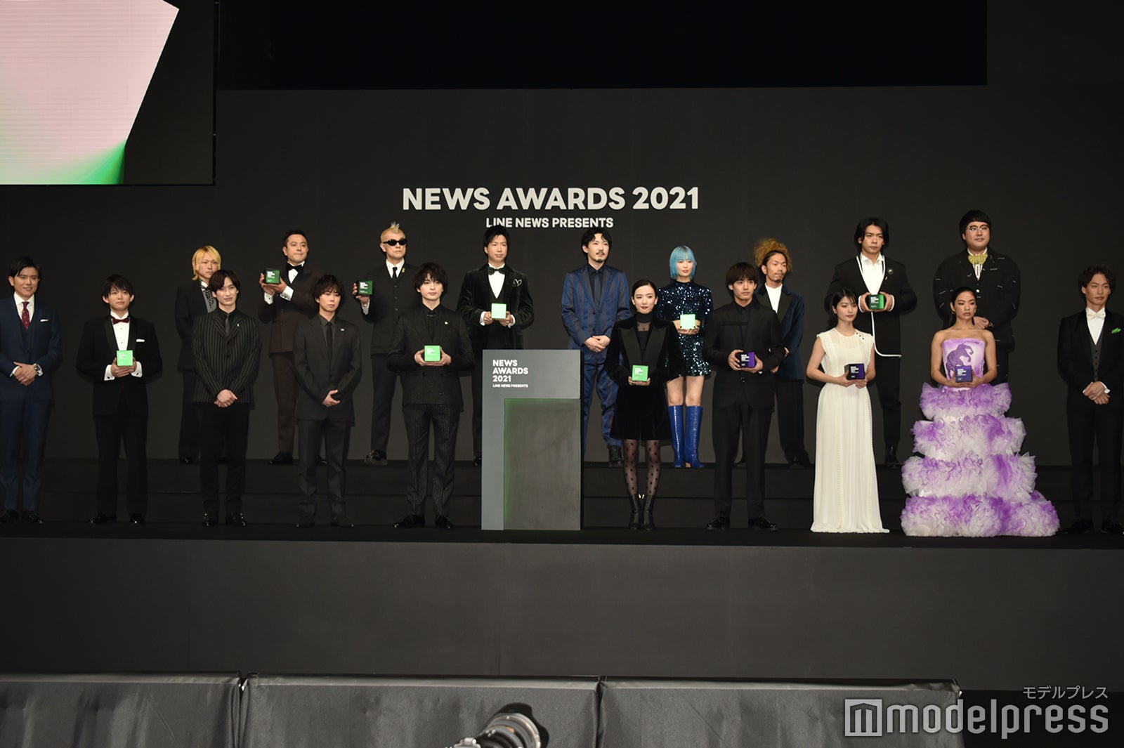  「LINE NEWS AWARDS 2021」受賞者（C）モデルプレス