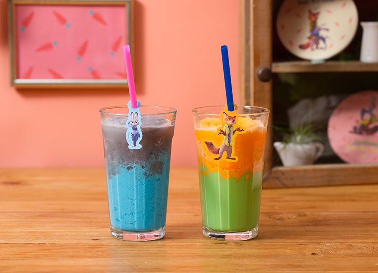 <ジュディ>BUDDY★スムージー、<ニック>BUDDY★スムージー各税込1,390円(C)Disney