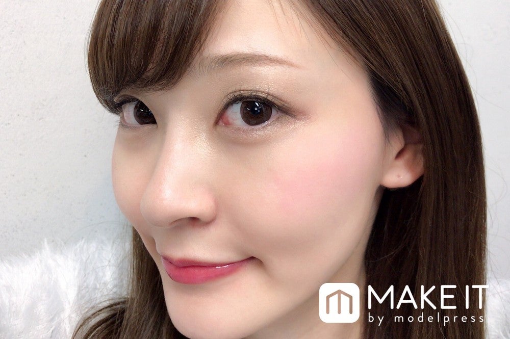 セザンヌ／ナチュラル チークN／14 ラベンダーピンク 使用 (C)メイクイット