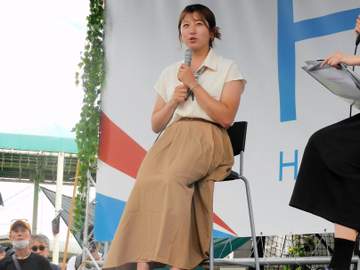 【地方競馬】今村聖奈騎手が園田でトークショー 「今村聖奈オークス優勝記念」の予想も披露