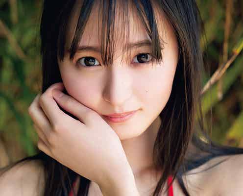 乃木坂46遠藤さくら、初の水着姿で照れた表情 1st写真集先行カット第6弾解禁<可憐>