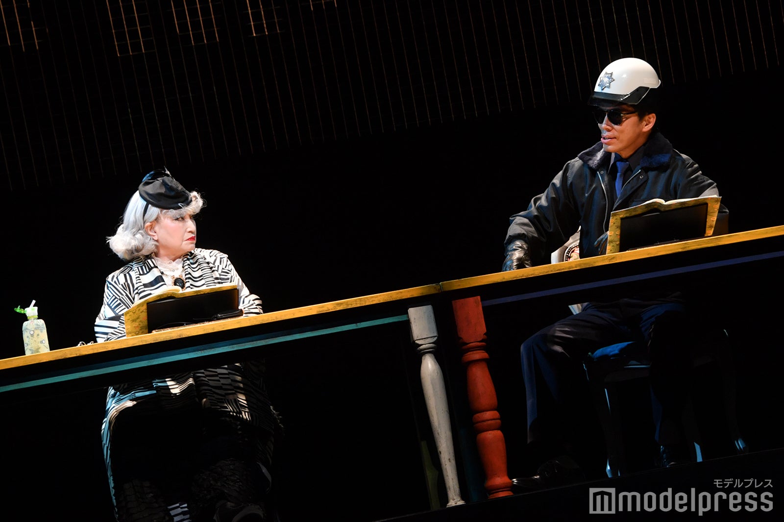 黒柳徹子、片桐仁／「ハロルドとモード」ゲネプロより（C）モデルプレス