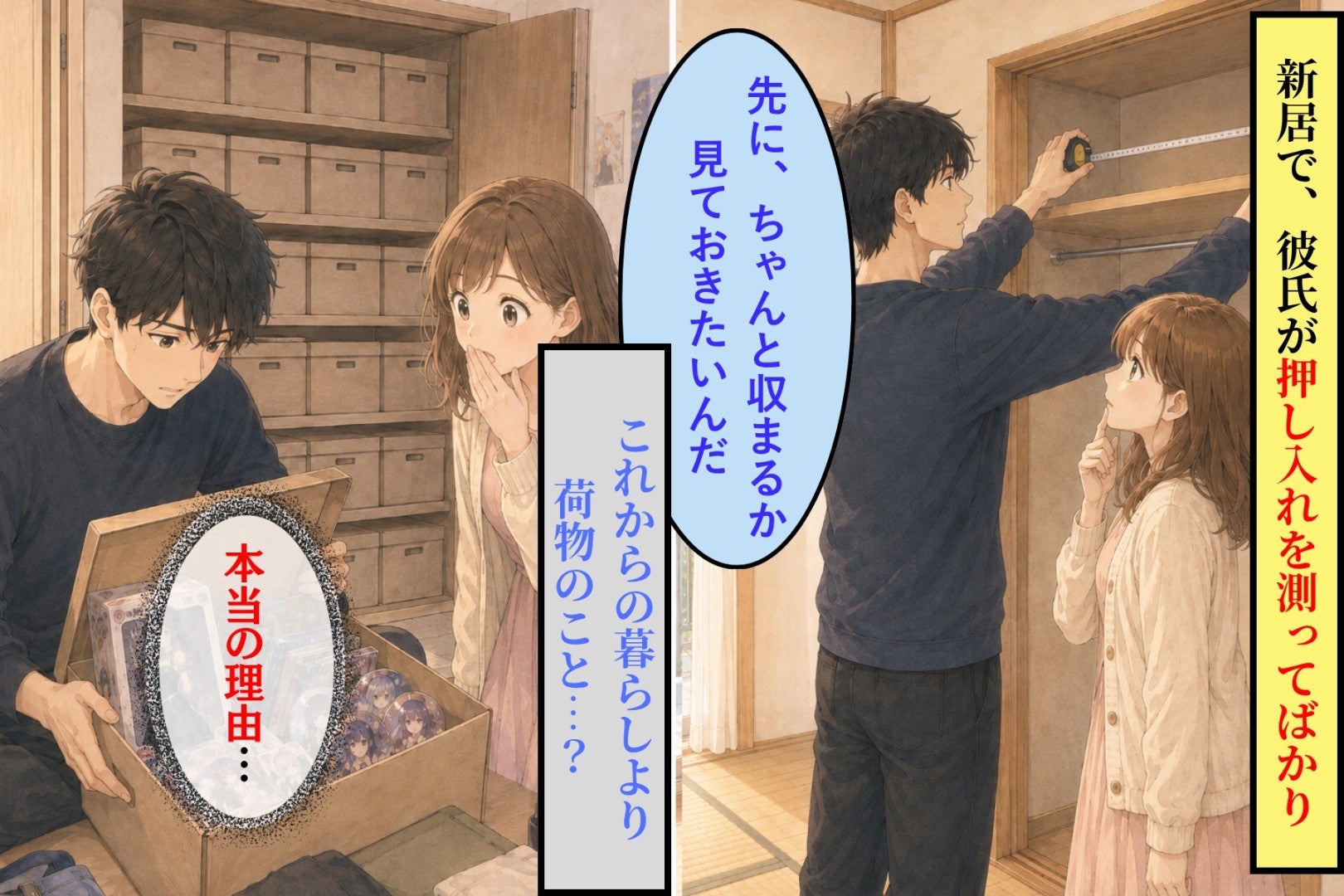 「ちゃんと収まるか見ておきたいんだ」荷造りの際に知った、押し入れいっぱいの箱