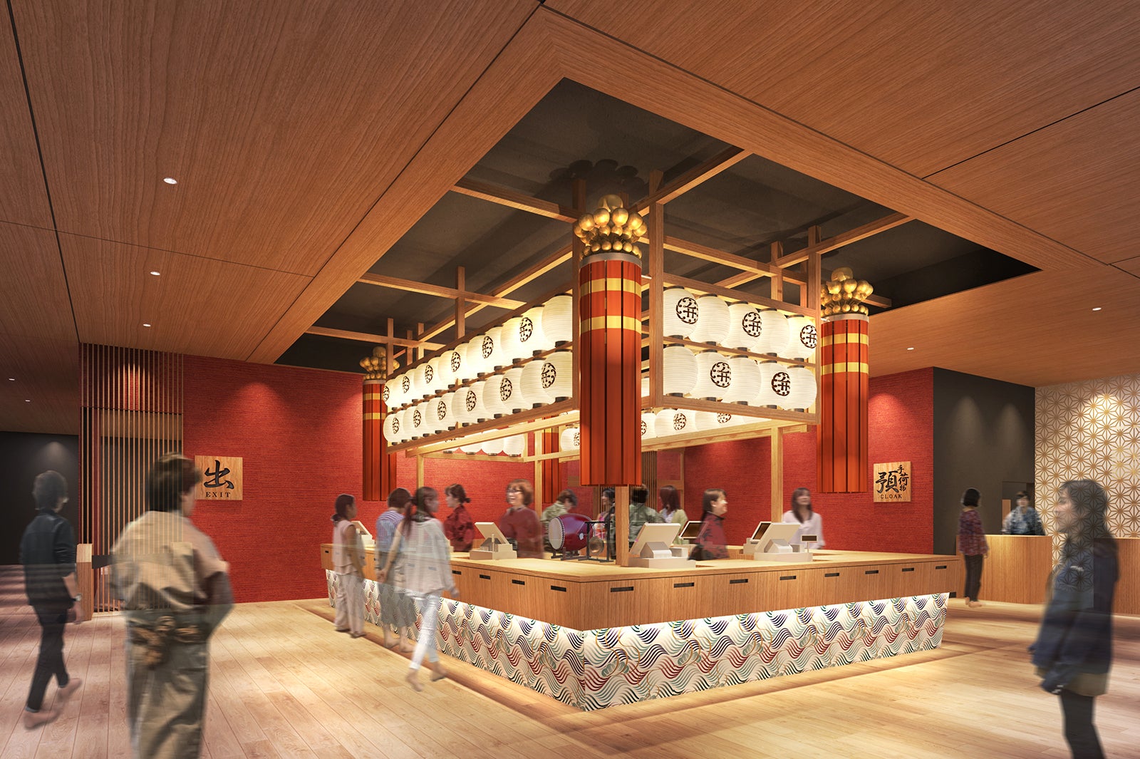 大番所（フロント）／画像提供：大阪ベイタワー合同会社