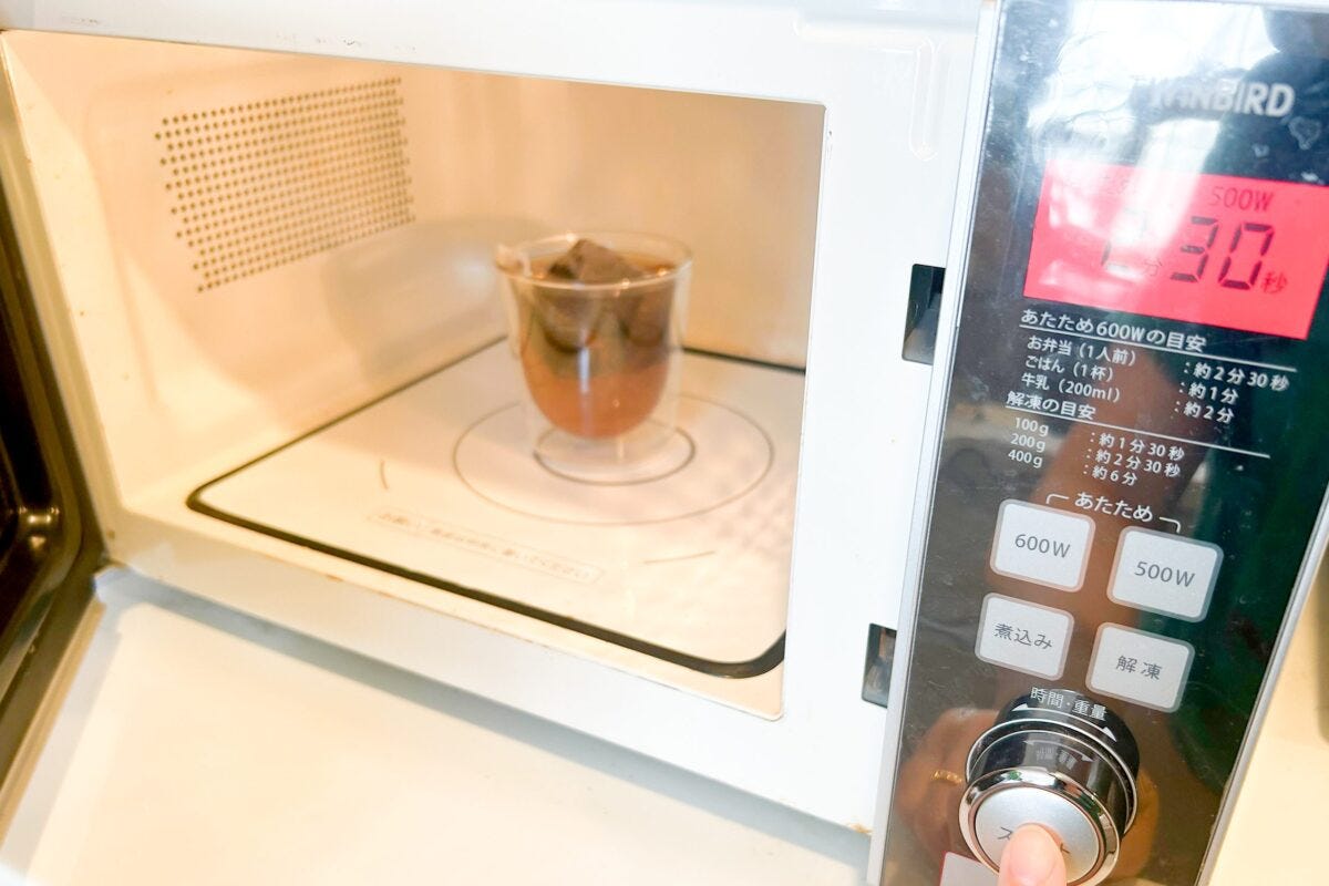 麦茶(伊藤園の3分で作れる裏技)