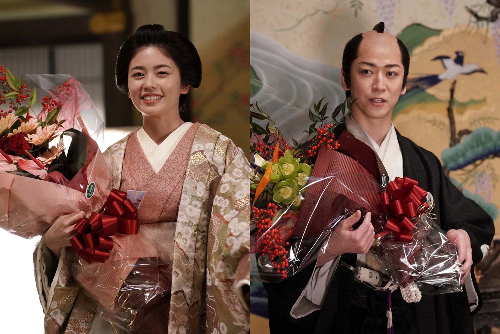 小芝風花が涙目 亀梨和也は宮舘涼太サプライズ登場に驚く「大奥」クランクアップ