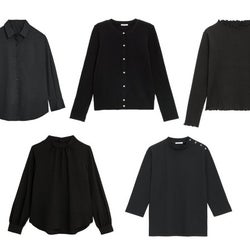 Gu 秋コーデを大人っぽく叶える イチオシ 黒トップス 5選 モデルプレス Gu 秋コーデを大人っぽく叶える イチオシ 黒トップス 5選 モデルプレス