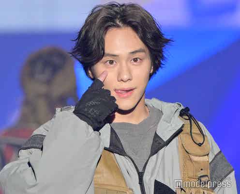 山下幸輝、舌ペロで会場悩殺 センターパートがナチュラルな雰囲気<TGC しずおか 2024>