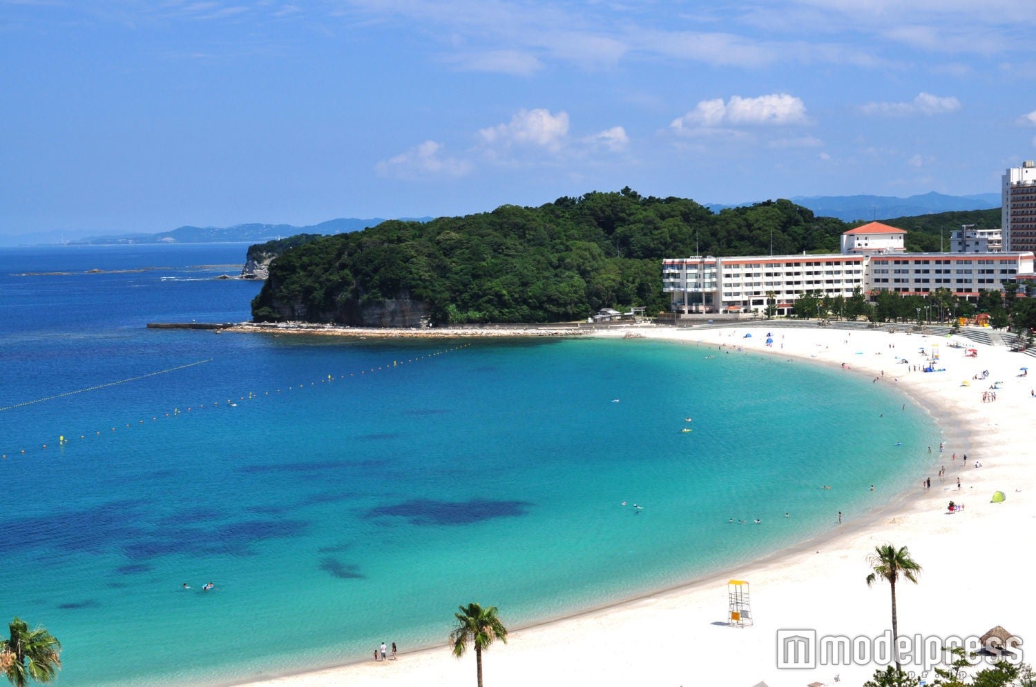 関西一早く海開きする南紀白浜のビーチ／画像提供：Afro＆Co．