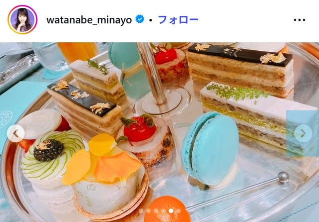 渡辺美奈代Instagramより