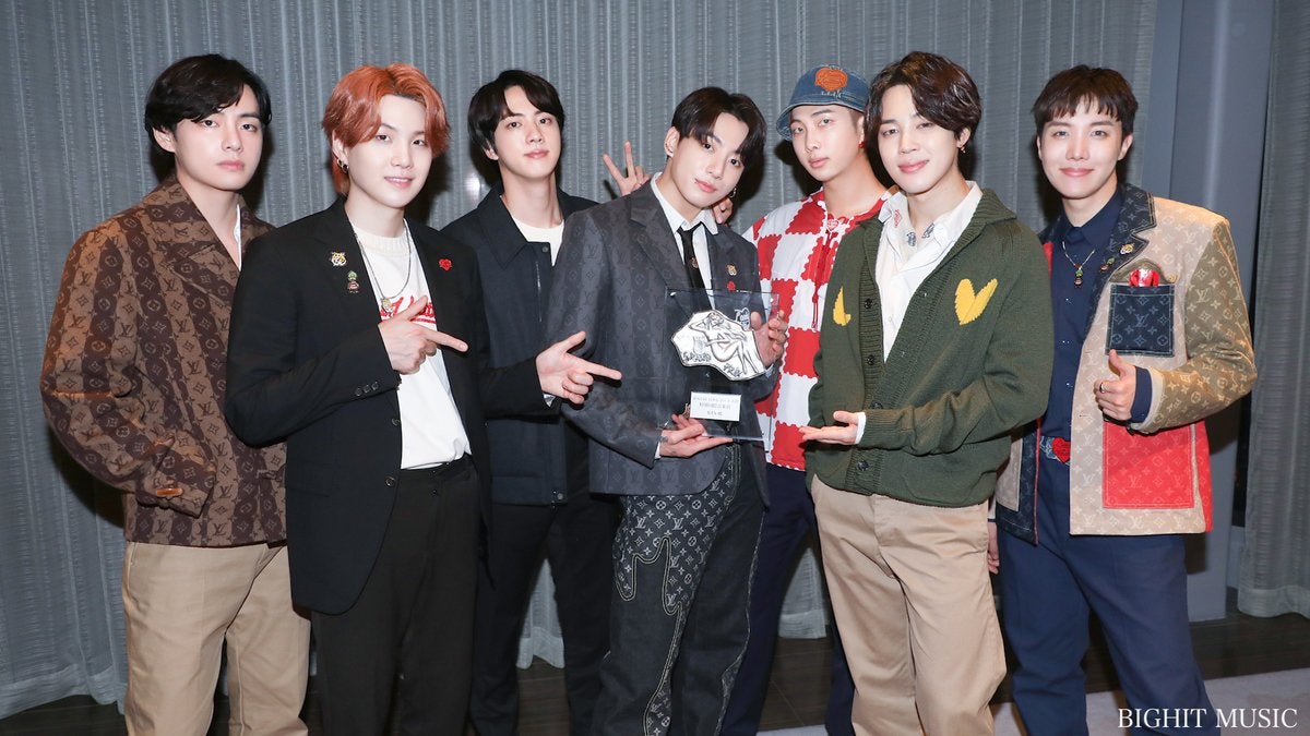 BTS、2年連続「特別国際音楽賞」受賞に感謝「とても幸せ」＜第63回輝く！日本レコード大賞＞