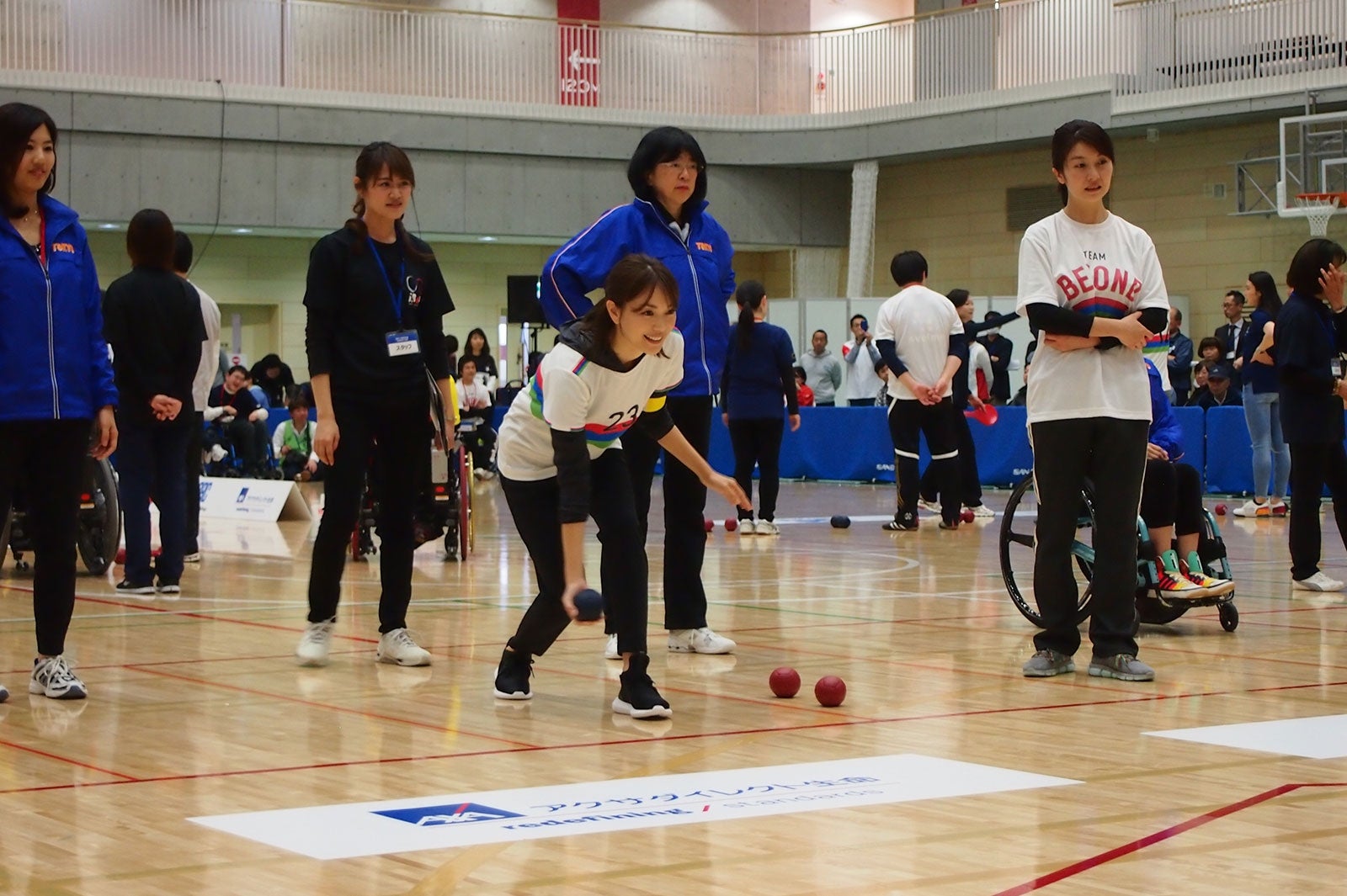 「2017ボッチャ東京カップ」の模様（提供写真）