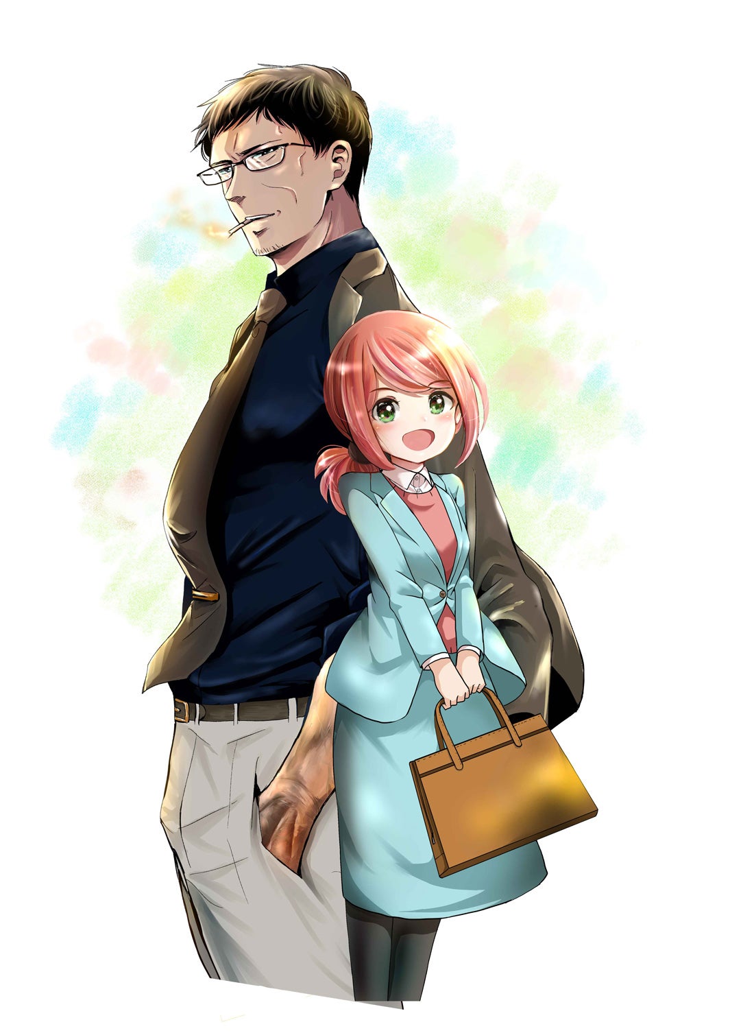 『今どきの若いモンは』漫画1巻カバーイラスト（C）Kohei Yoshitani／Cygames, Inc.