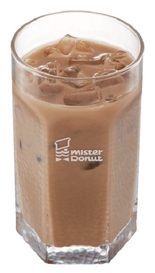 カフェインレスアイスカフェオレ(334円) /画像提供:ダスキン