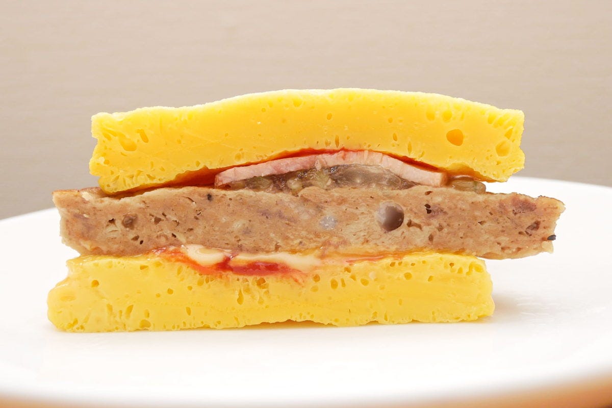 たまごでサンド！たまごバーガー