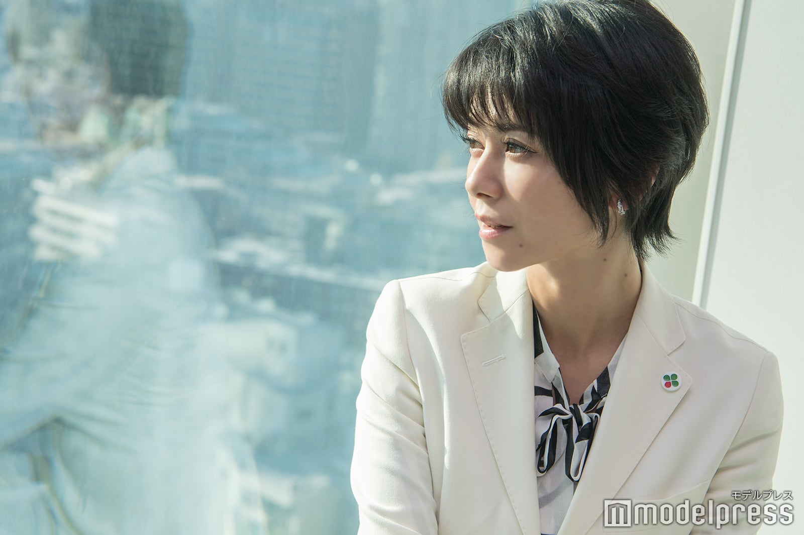 真木よう子 すべてを持ち込まない 女優業でのポリシー語る よつば銀行 丸山隆平らとの現場裏は モデルプレスインタビュー モデルプレス 真木よう子 すべてを持ち込まない 女優業でのポリシー語る よつば銀行 丸山隆平らとの現場裏は モデルプレスインタビュー モデルプレス