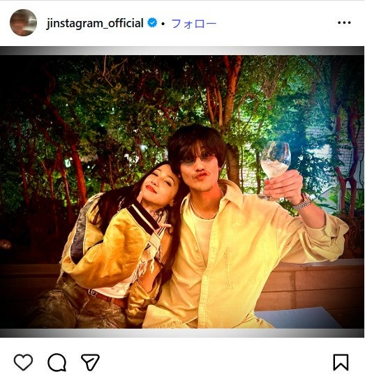 赤西仁Instagramより