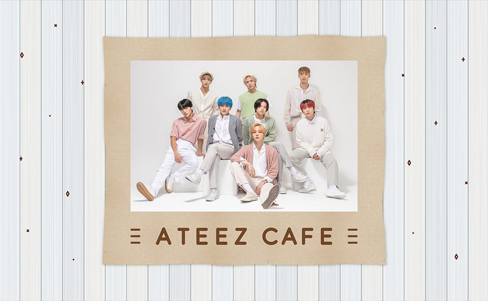 ATEEZコラボカフェ「ATEEZカフェ」東京&大阪に、メンバーチョイスのフードやドリンク
