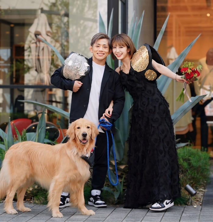 伊藤盛一郎選手、菅原美優選手(提供画像)