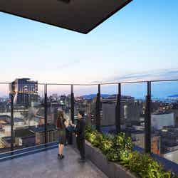 ルーフトップバーからの眺望/提供:三菱地所