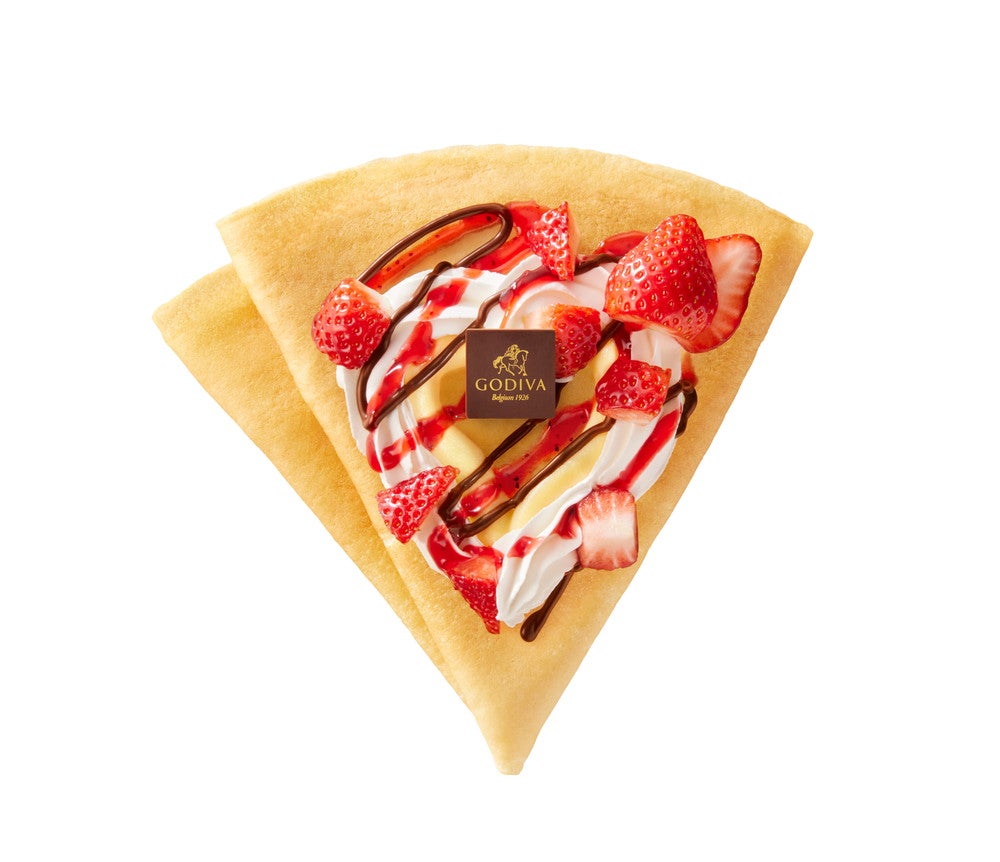 クレープ ストロベリーチョコレート／画像提供：ゴディバ ジャパン