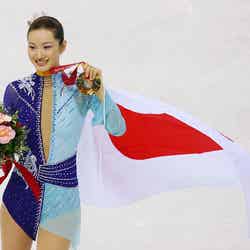 トリノ五輪金メダルの荒川静香 （Photo by Getty Images）