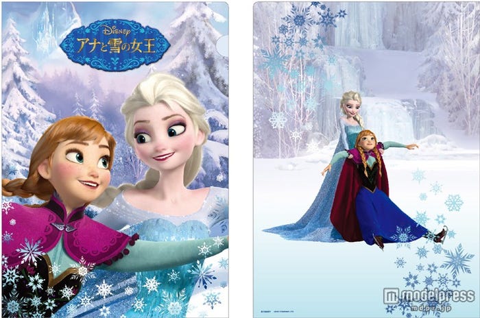 クリアファイル4枚セット(アナ&エルサ、オラフのデザインのクリアファイルが4枚セット)/(C)Disney